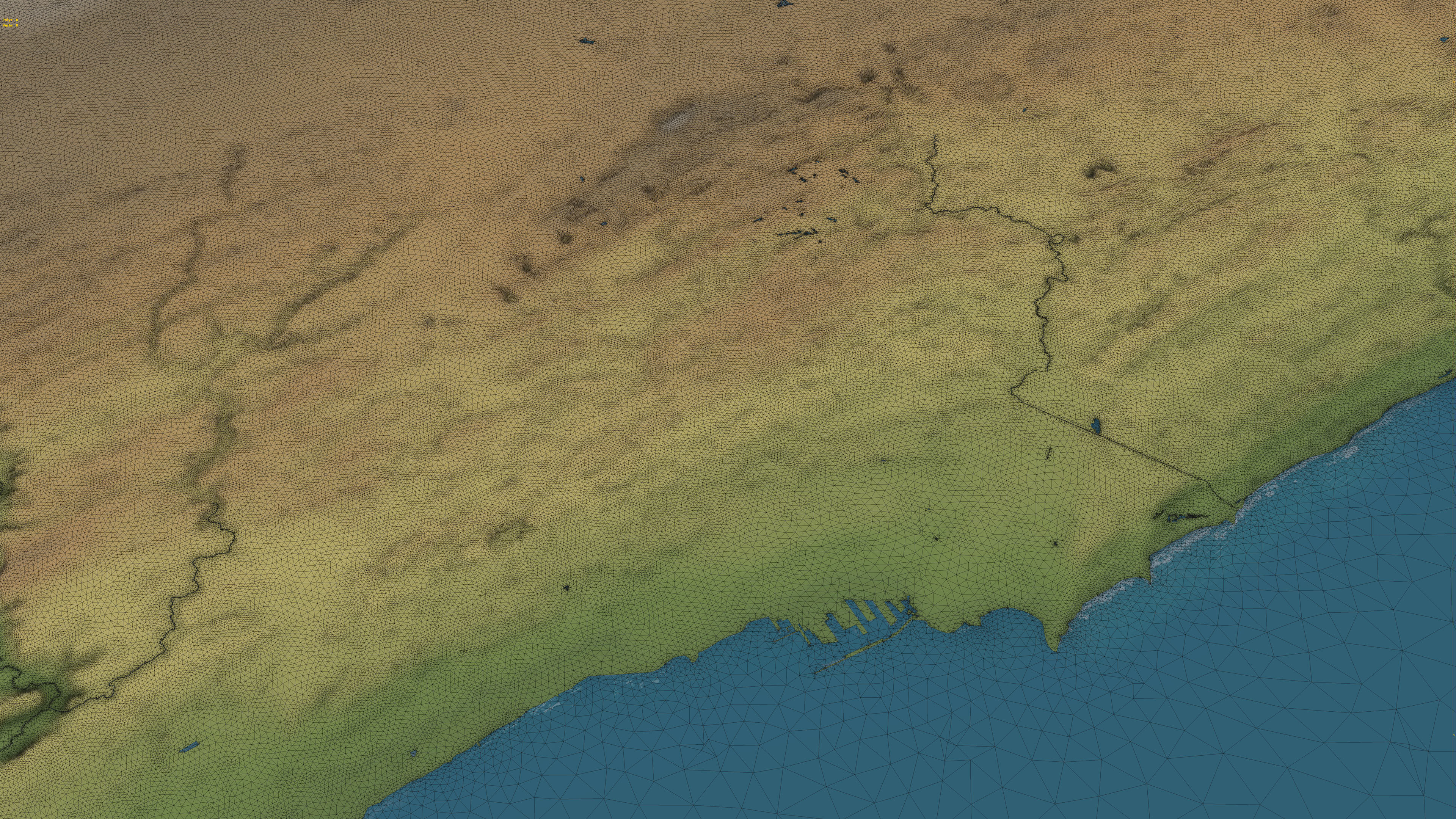 Casablanca - 3D City Topography Terrain 3D Model Collection_15