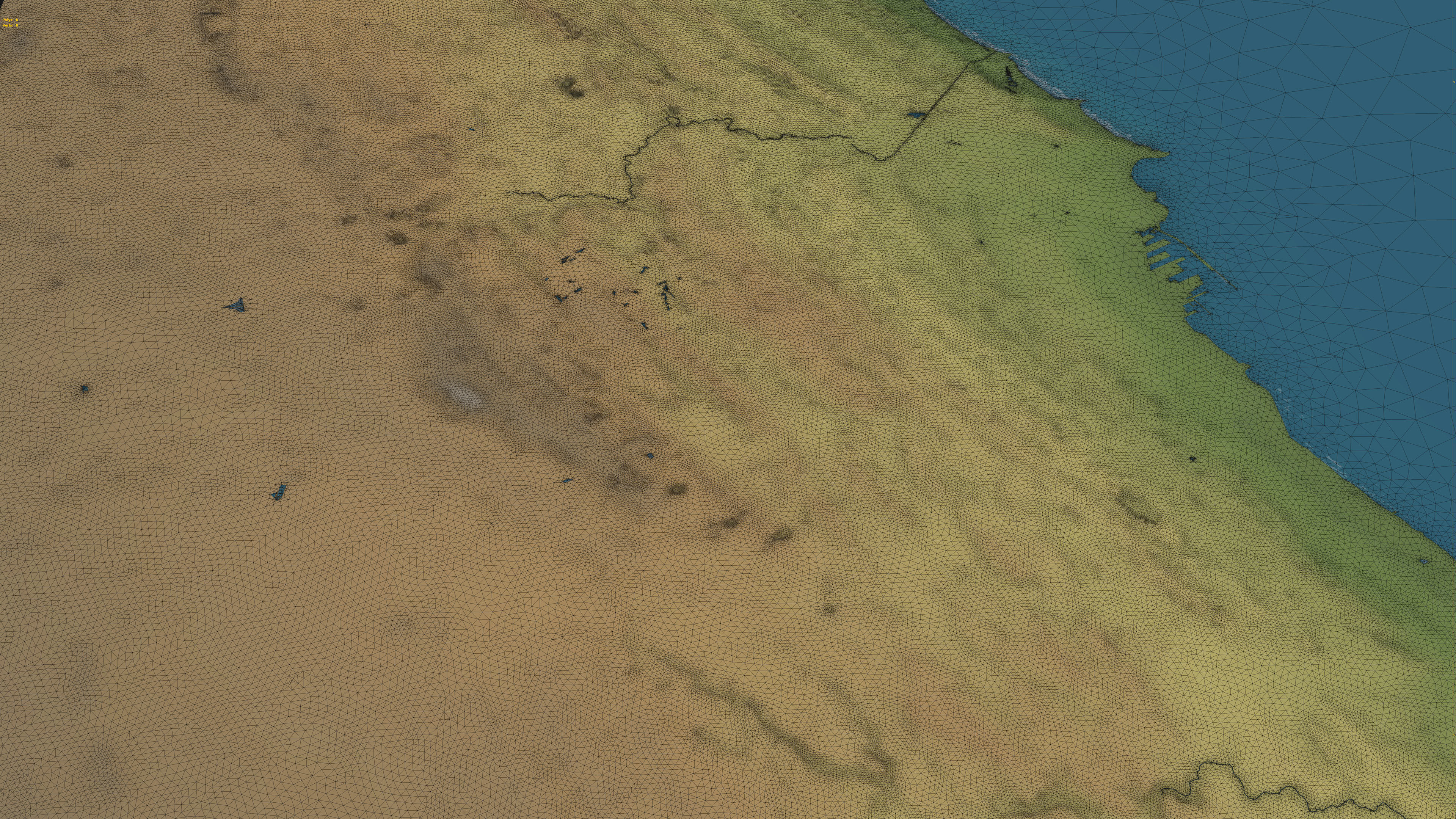 Casablanca - 3D City Topography Terrain 3D Model Collection_19