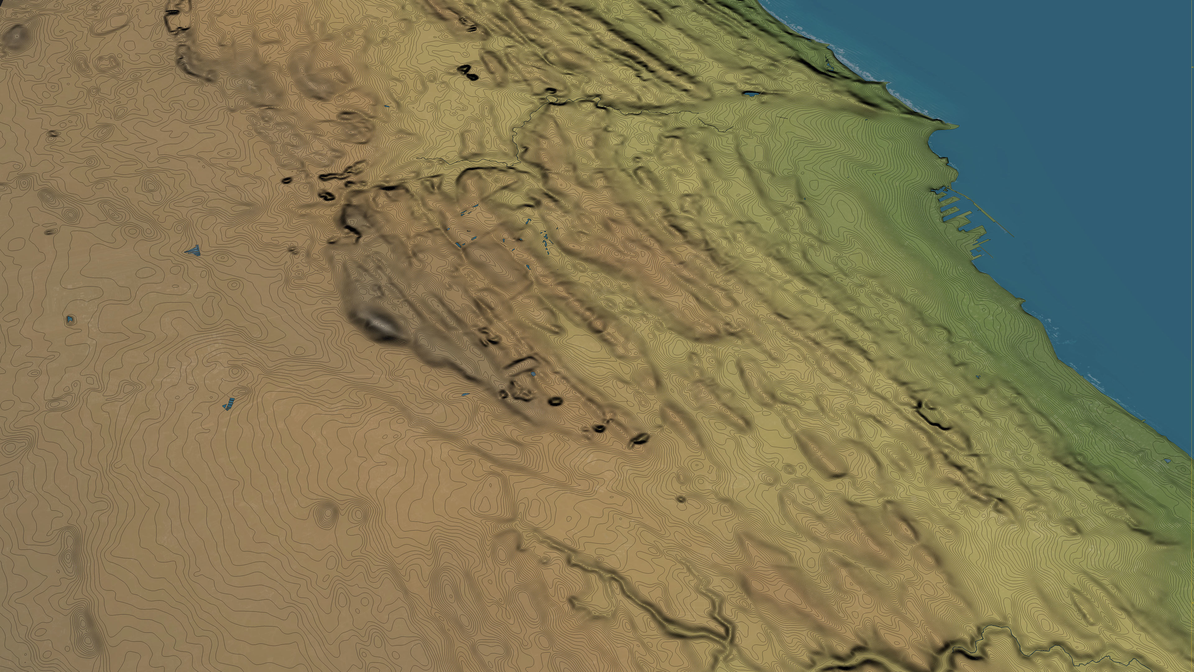 Casablanca - 3D City Topography Terrain 3D Model Collection_20