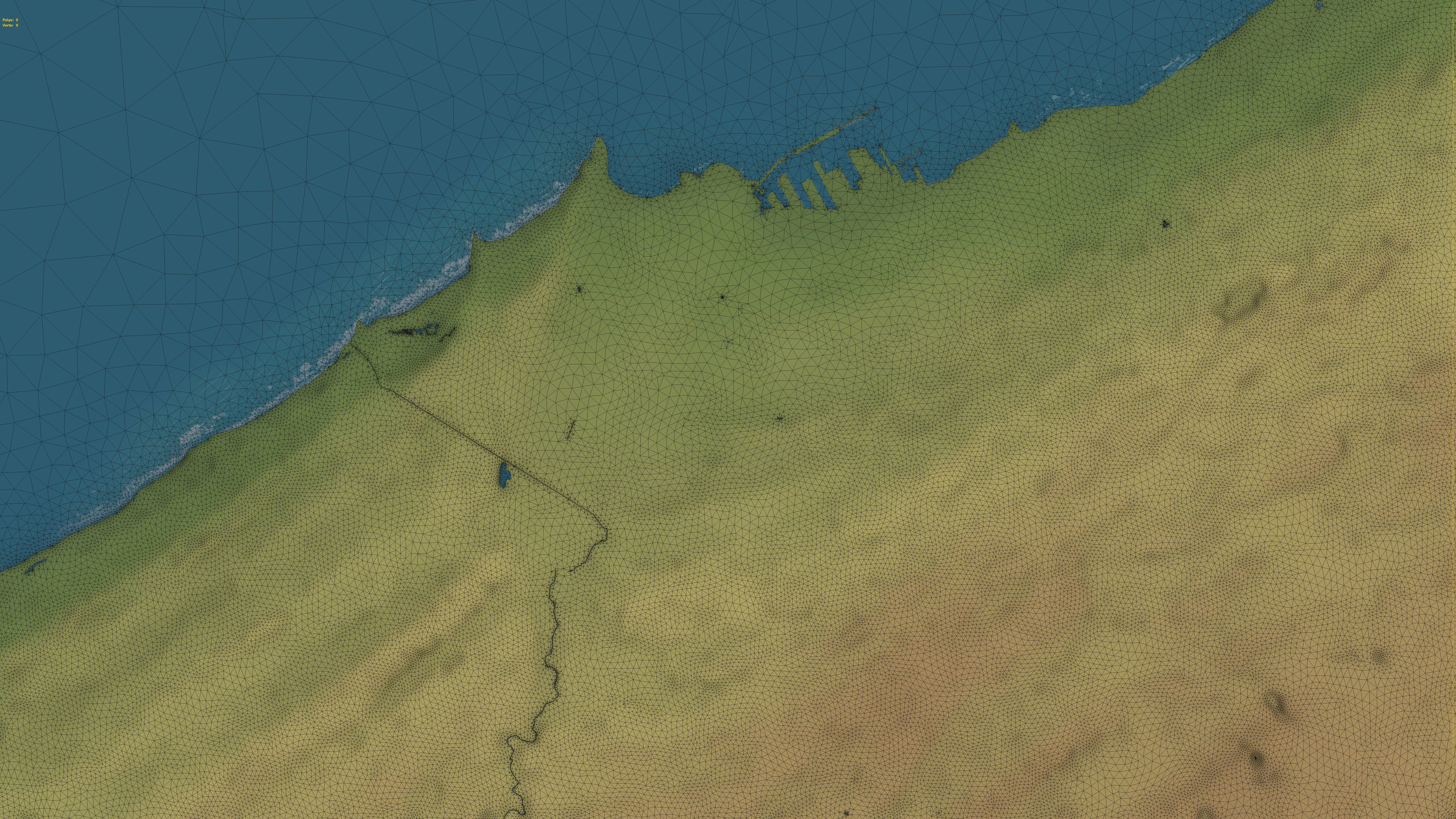 Casablanca - 3D City Topography Terrain 3D Model Collection_22