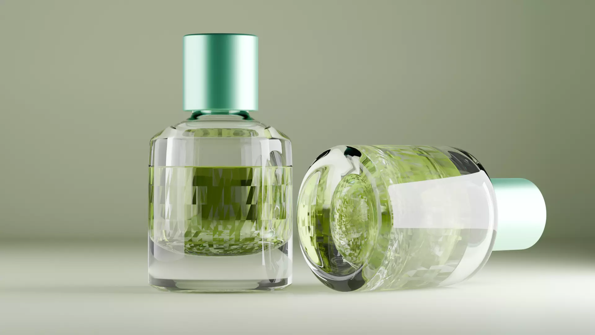 Perfume Bottle Low-poly 3D model_0