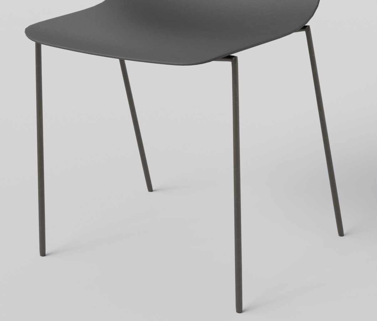 Sylvester chair- AR VR Low-poly 3D model_1