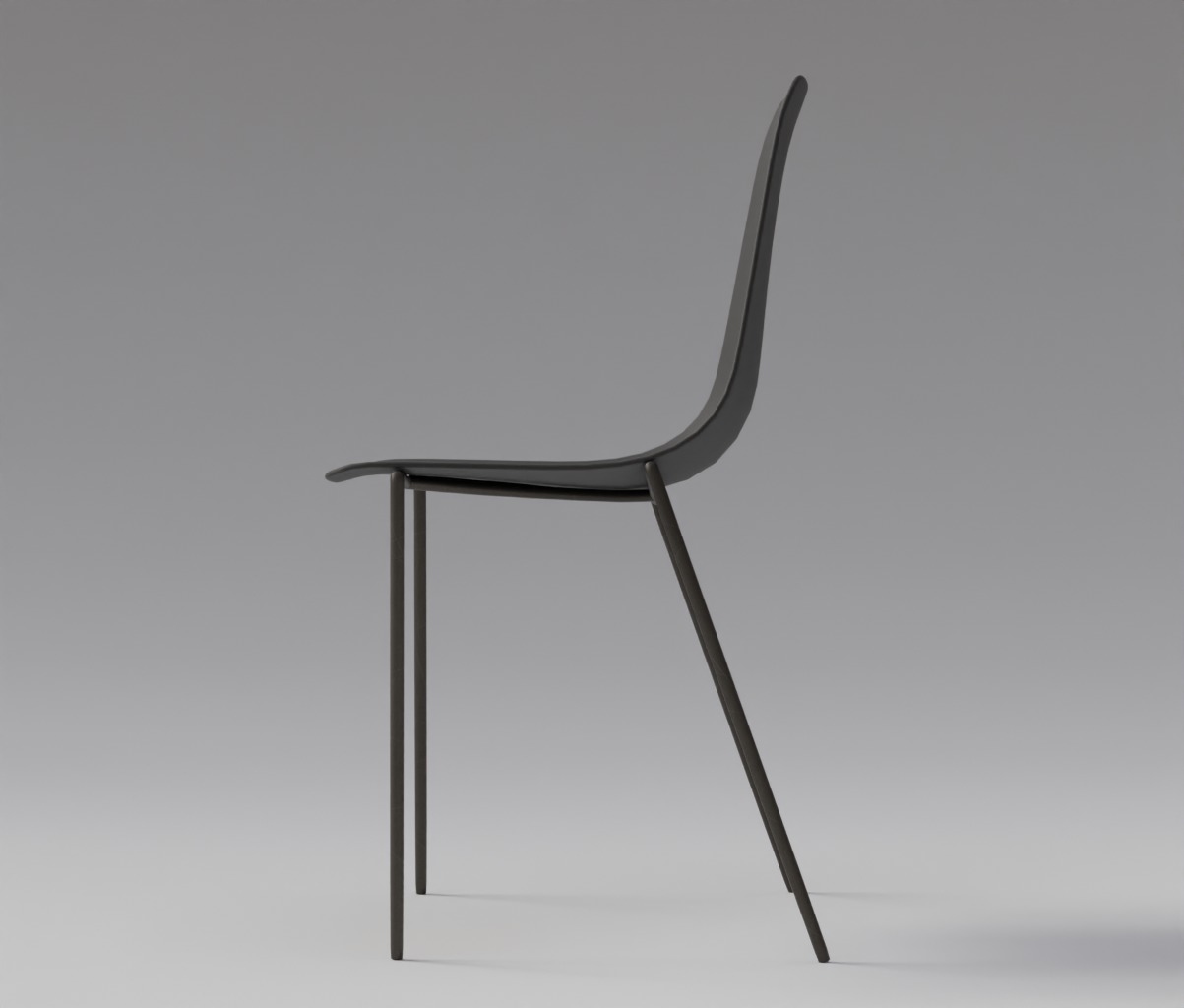 Sylvester chair- AR VR Low-poly 3D model_4