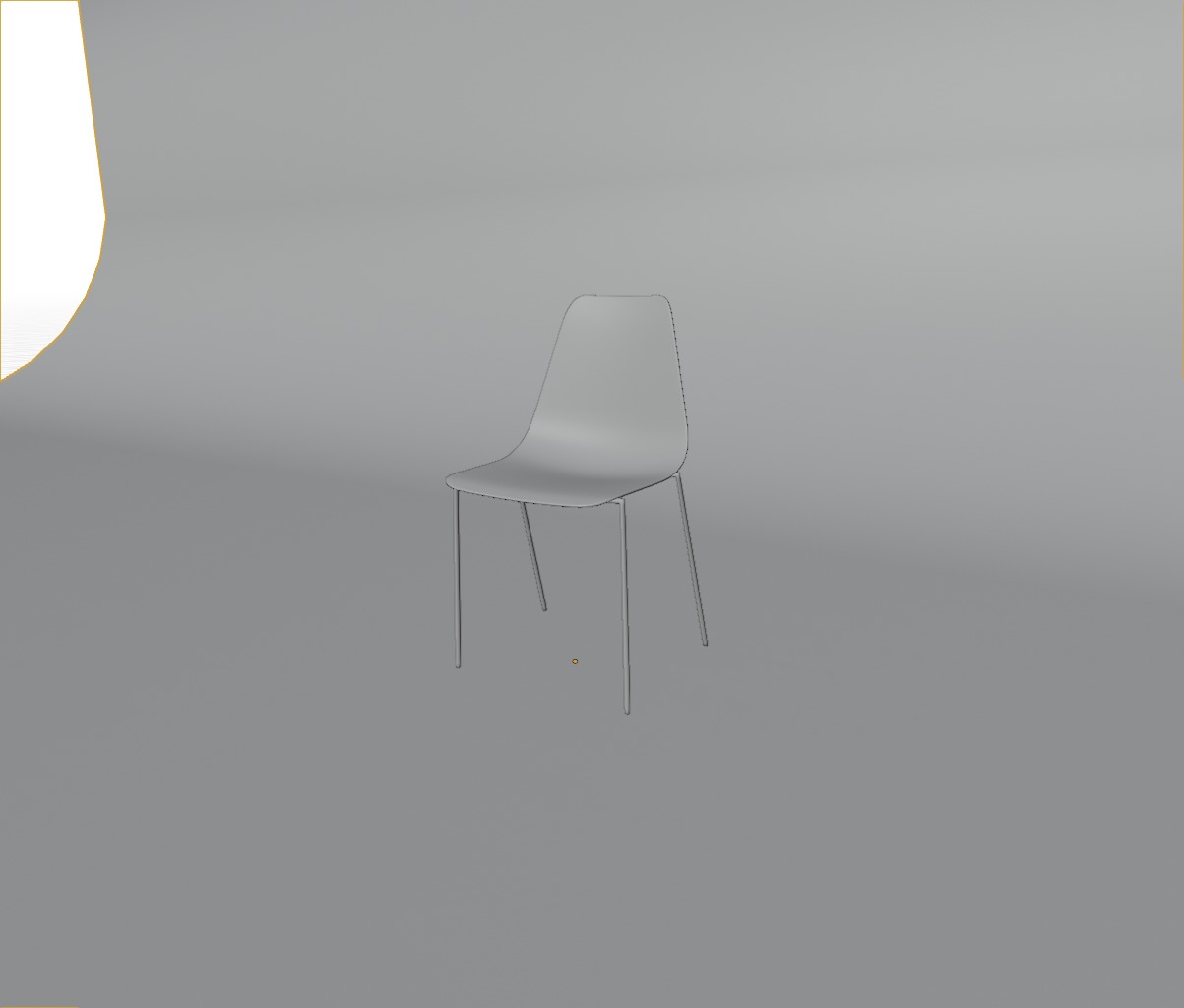 Sylvester chair- AR VR Low-poly 3D model_7