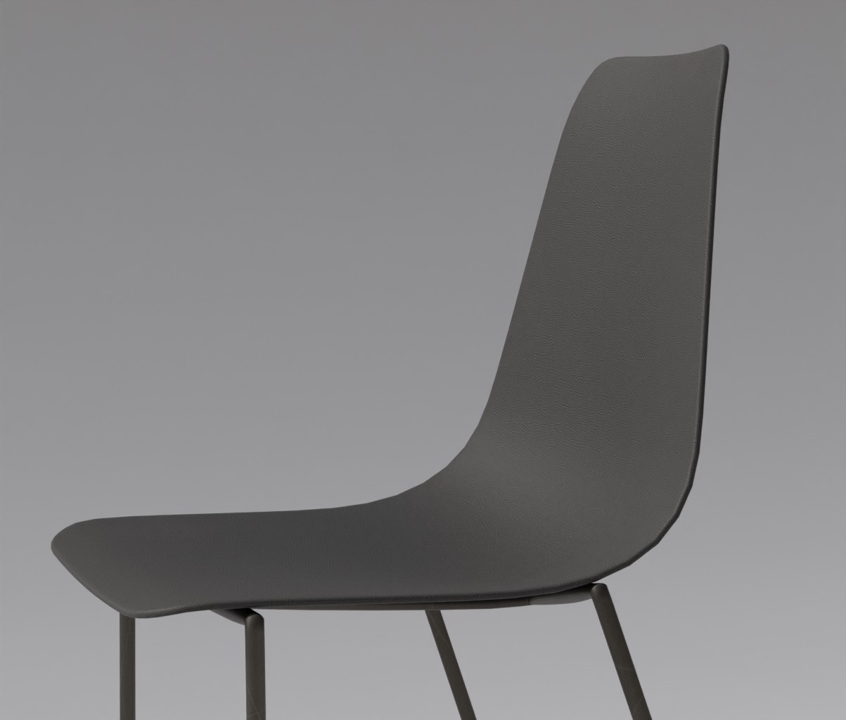 Sylvester chair- AR VR Low-poly 3D model_5