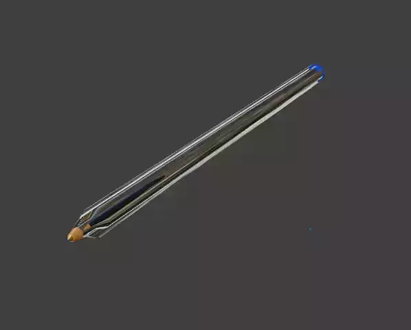 simple pencil lapicero simple of plastic