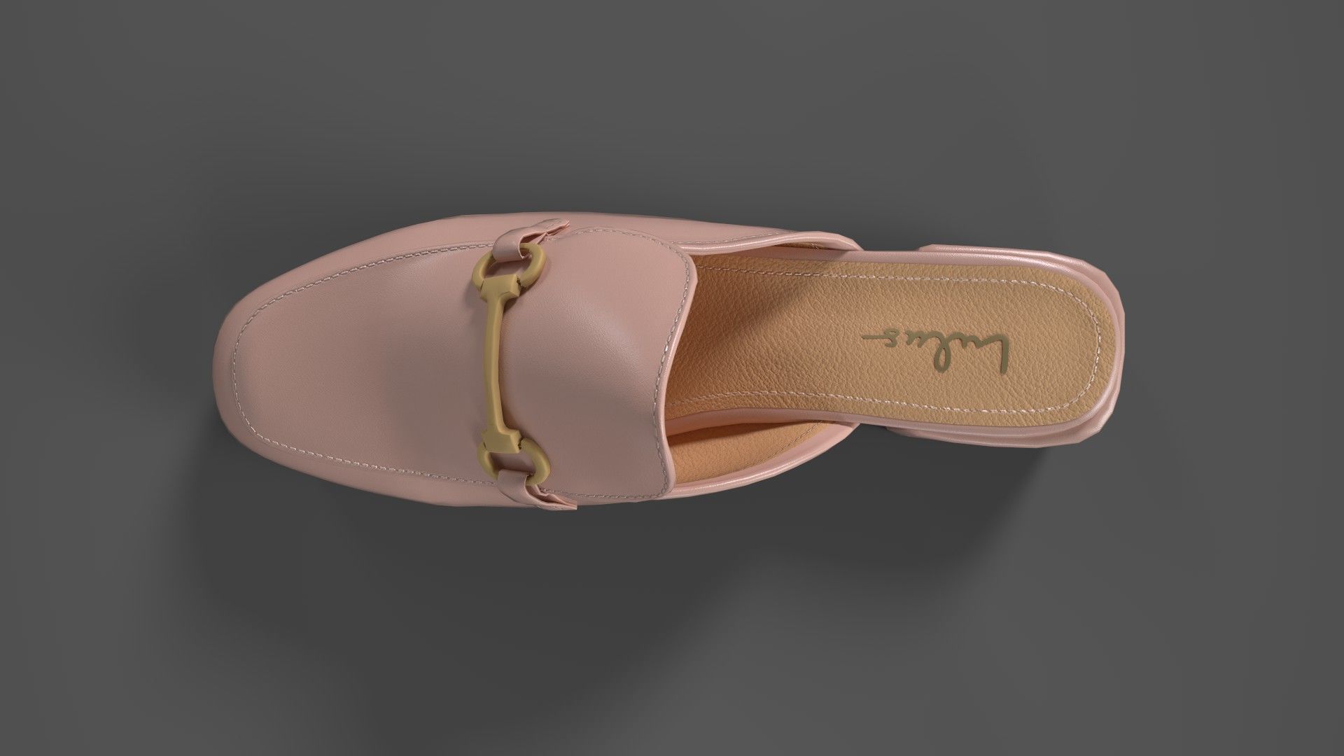 Ranae Slide On Loafers Low-poly 3D model_3