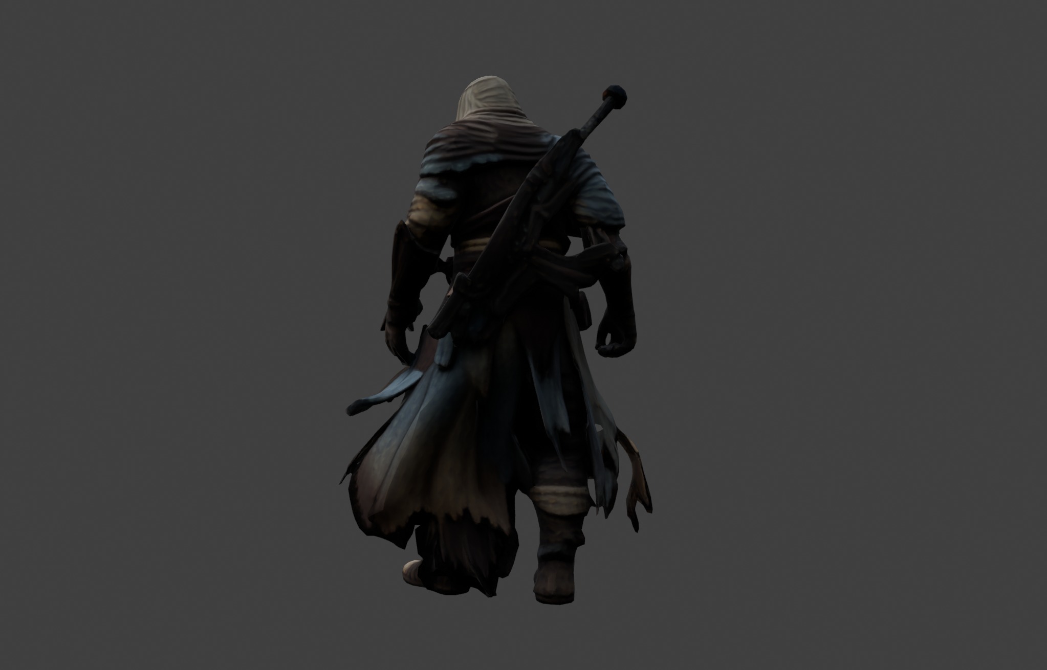 Shadow Assassin Character Model 3D model_2