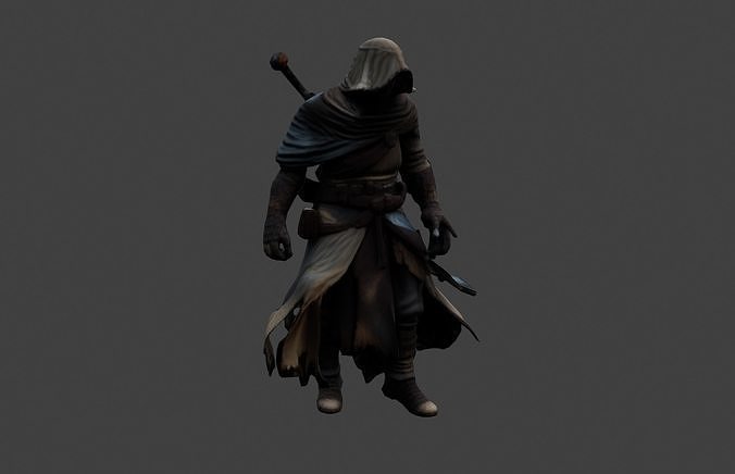 Shadow Assassin Character Model   3D model