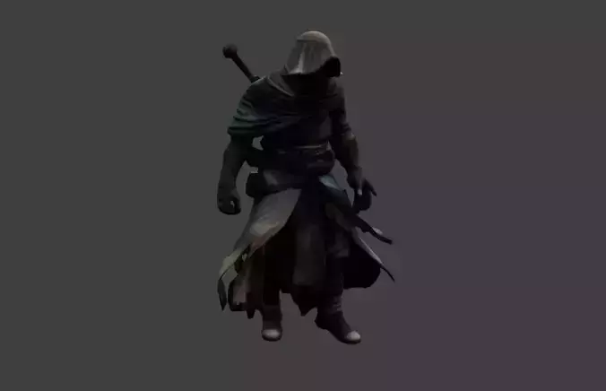 Shadow Assassin Character Model   3D model