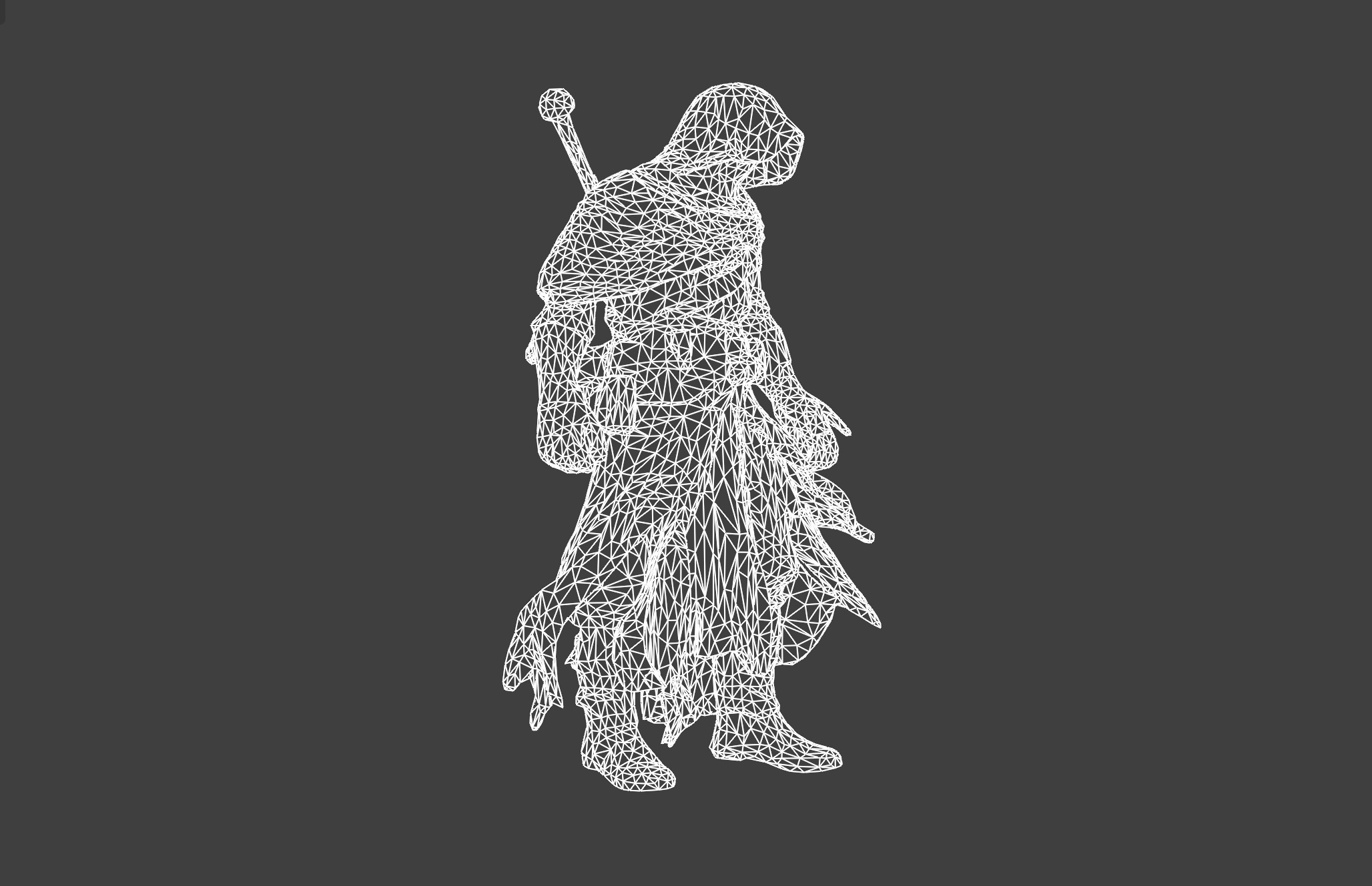 Shadow Assassin Character Model 3D model_4