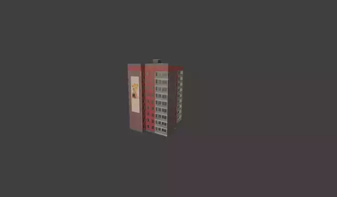 Pripyat apartment Stalker 3D model