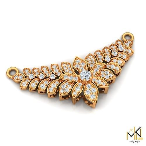 LEAF mangalsutra design 3D print model