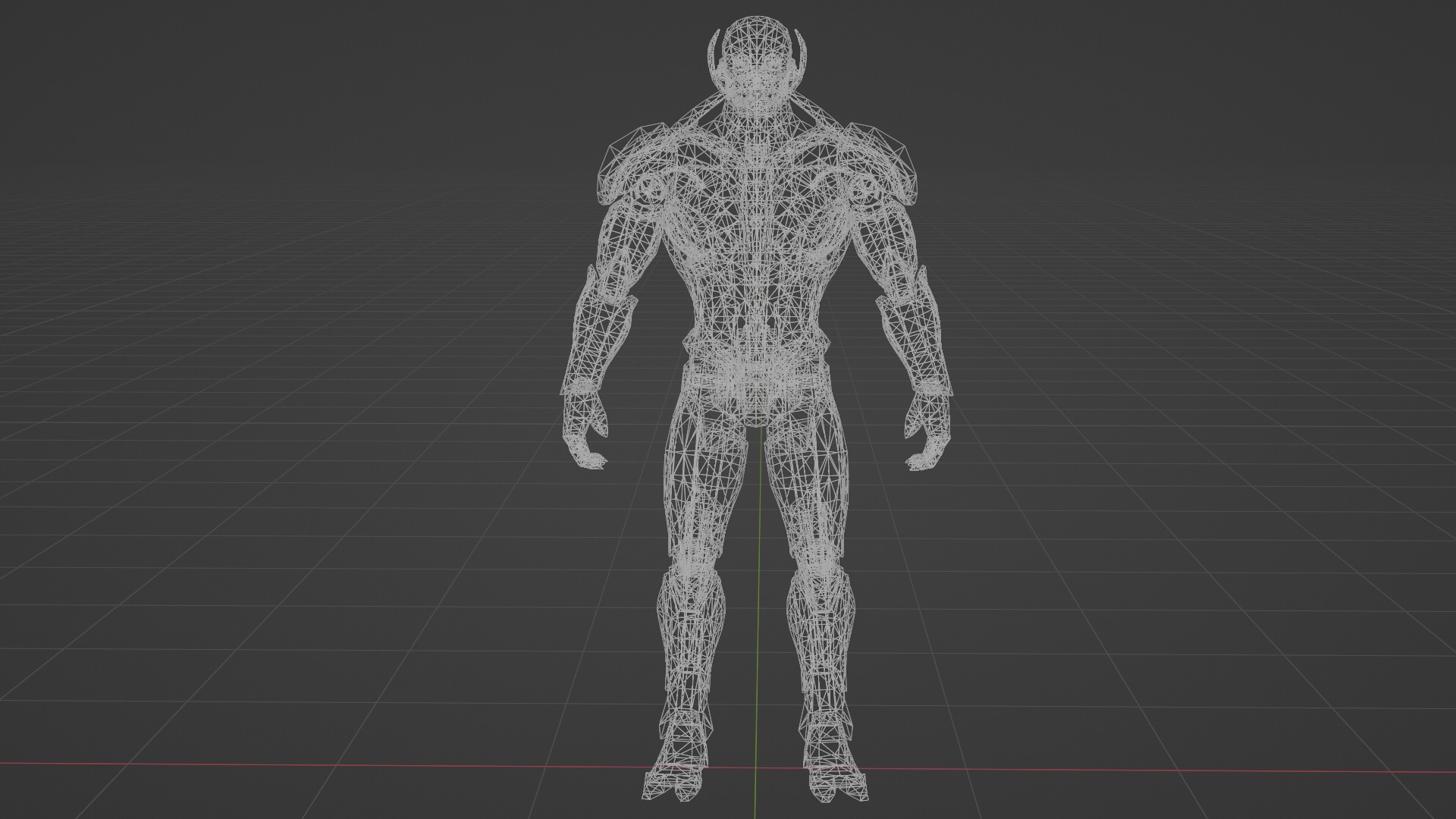 Ultron Low-poly 3D model_6