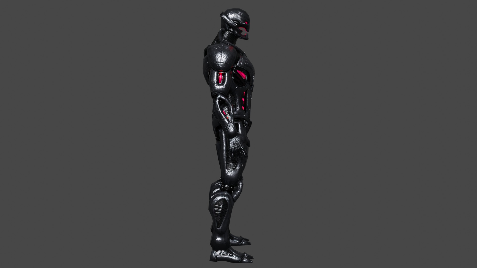 Ultron Low-poly 3D model_2