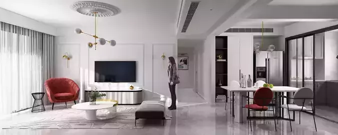 Modern apartment interior