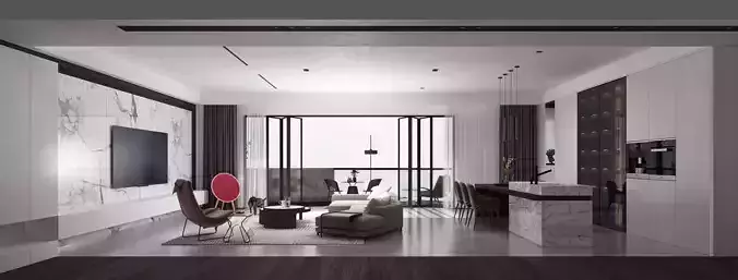 Modern apartment interior
