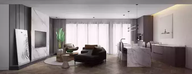 Modern apartment interior