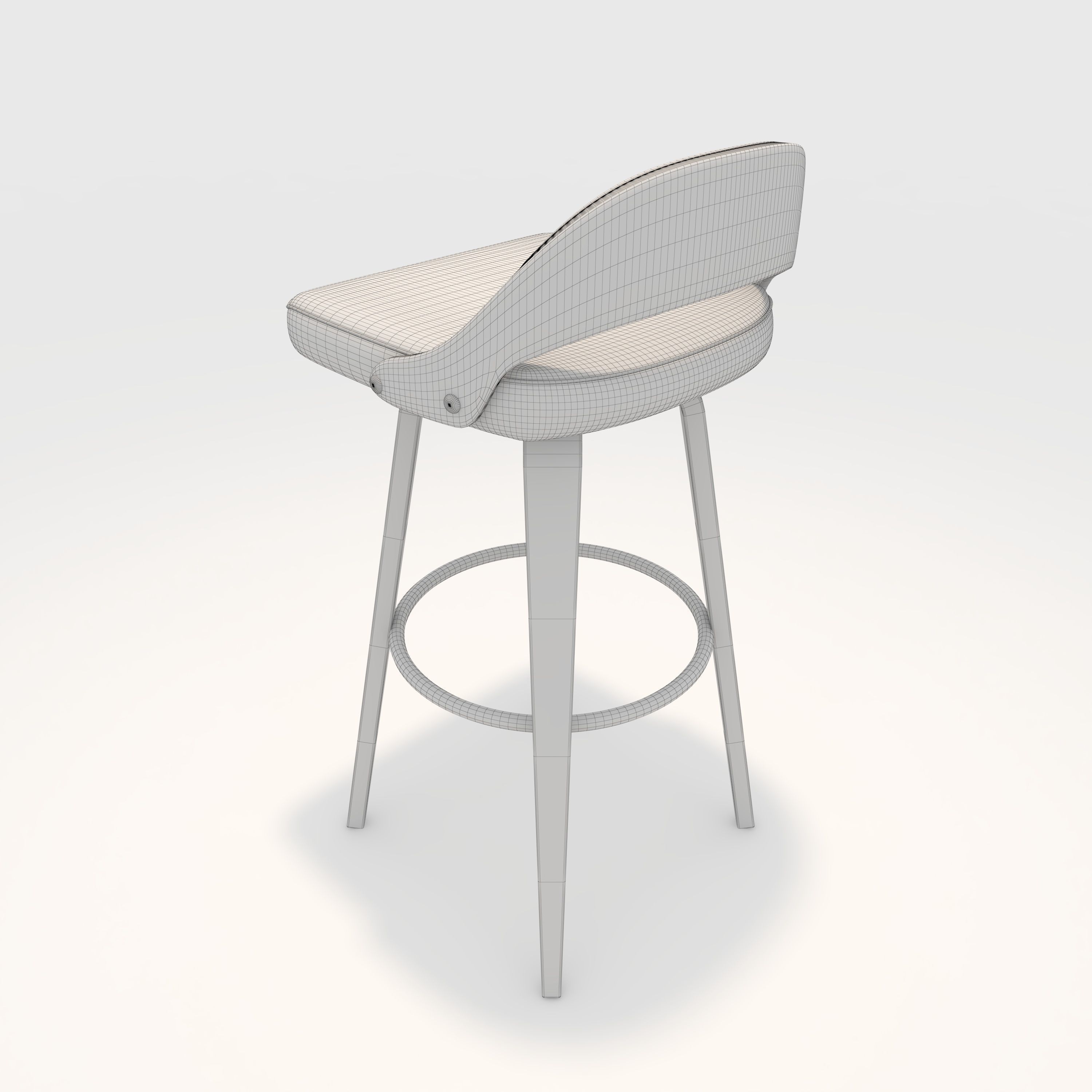 Bar Stool 53 3D model_5