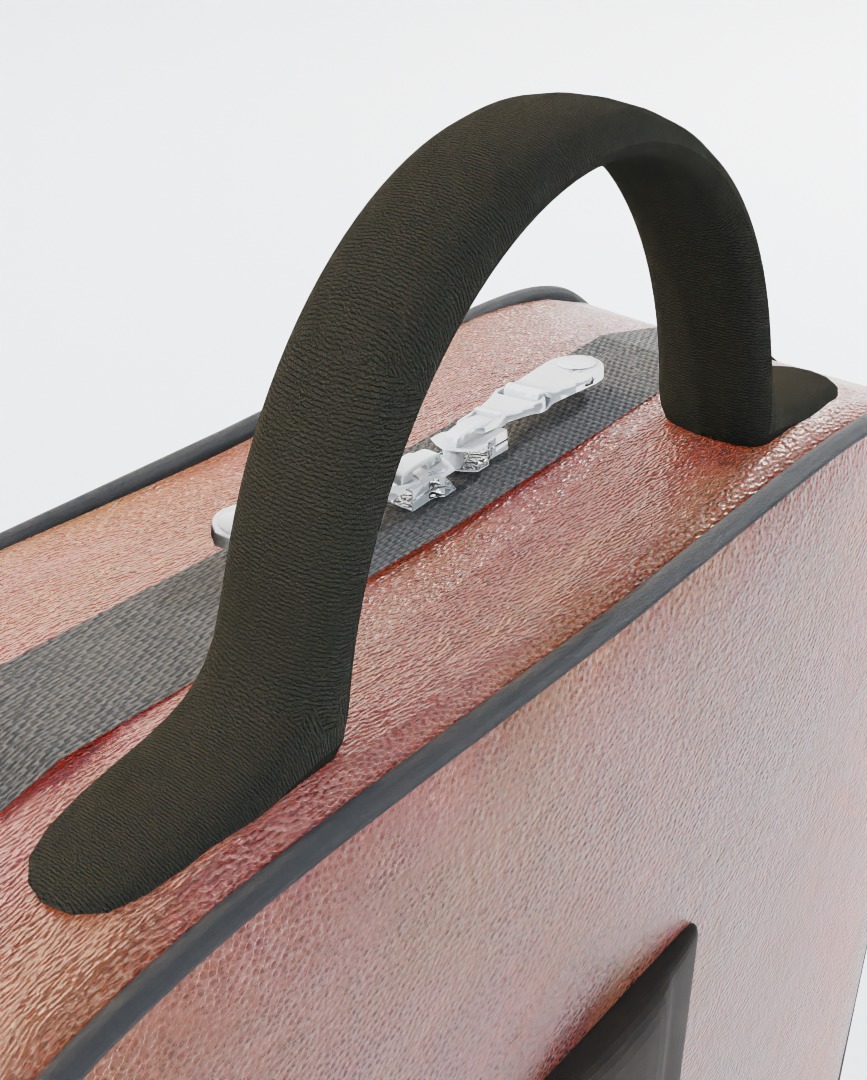 Magnetic Bag gym Low-poly 3D model_3