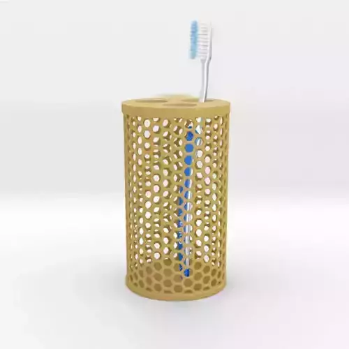 Beehive Toothbrush Holder