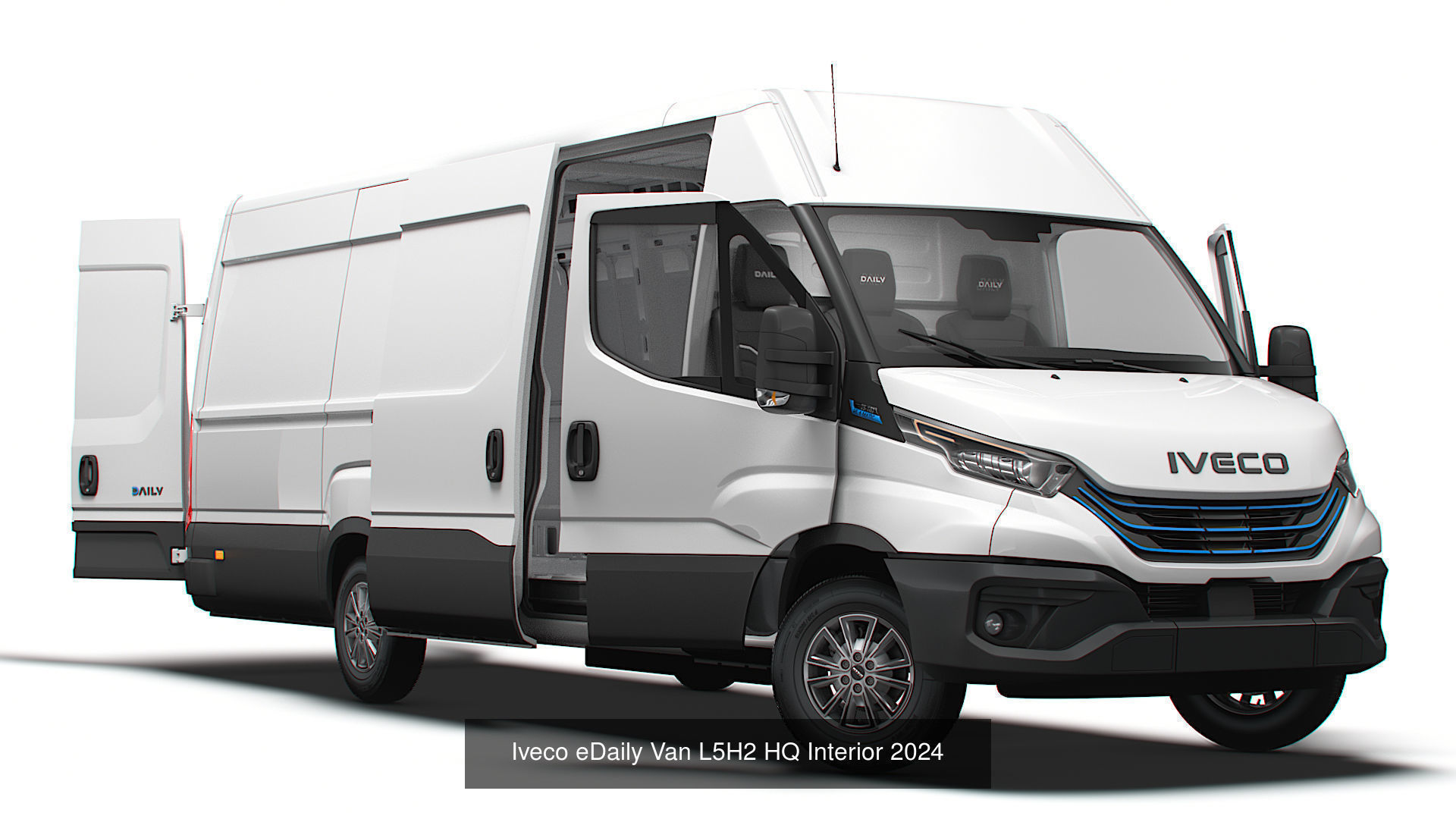 Ivecoe Daily Van HQ Interior 2025 3D Model Collection_2