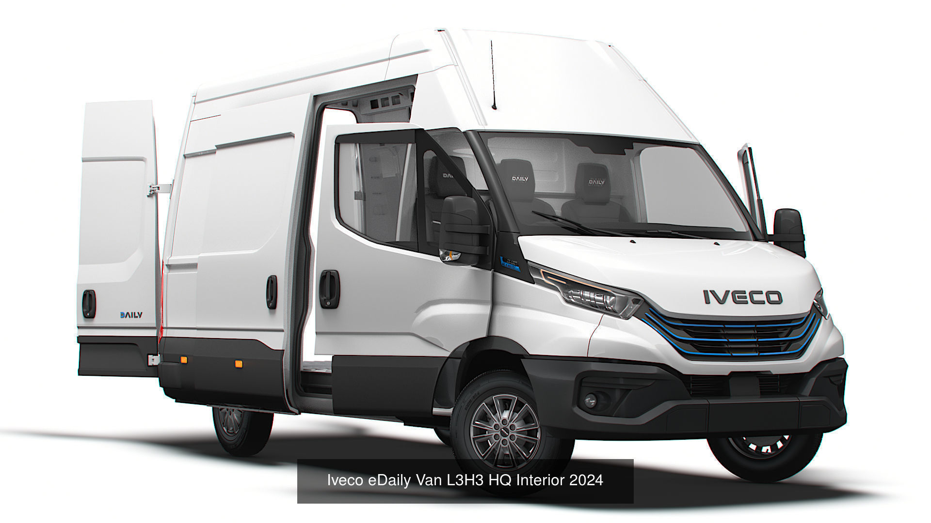 Ivecoe Daily Van HQ Interior 2025 3D Model Collection_5