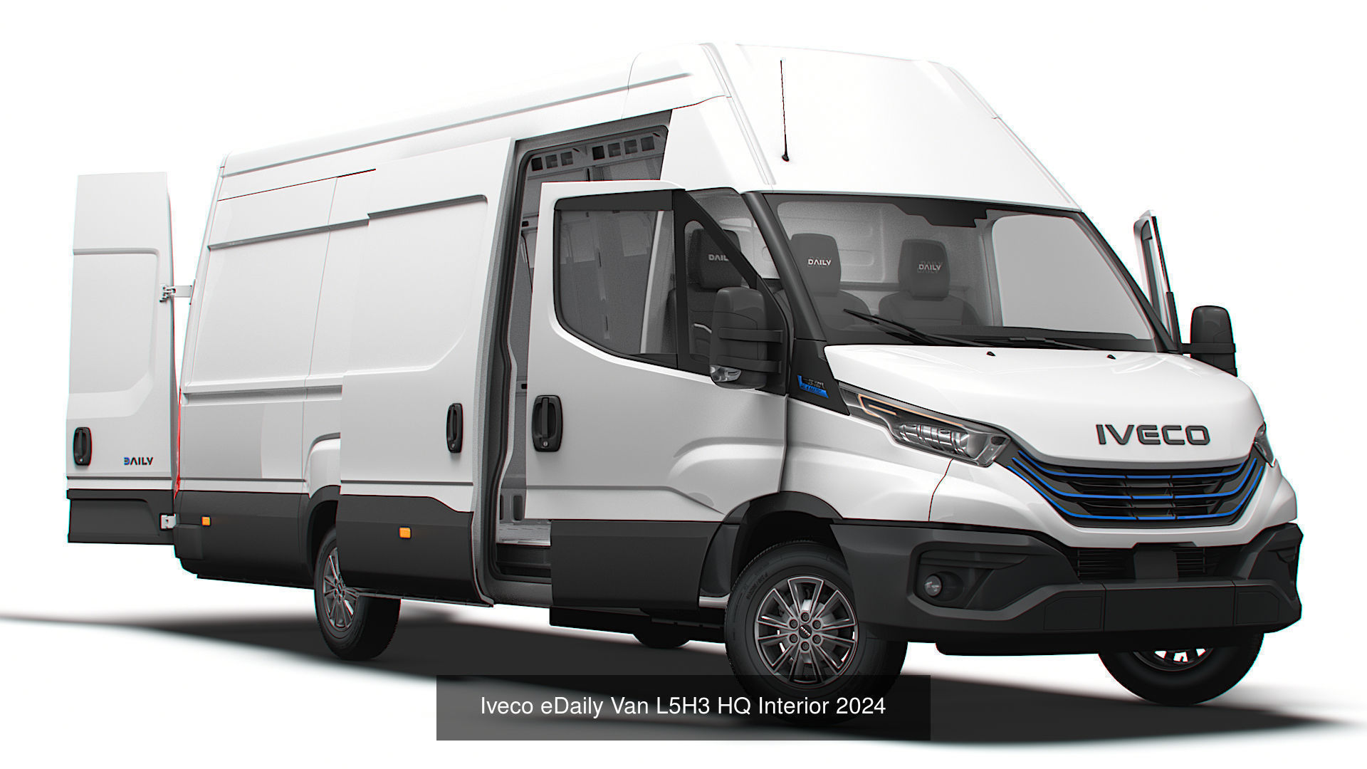 Ivecoe Daily Van HQ Interior 2025 3D Model Collection_1