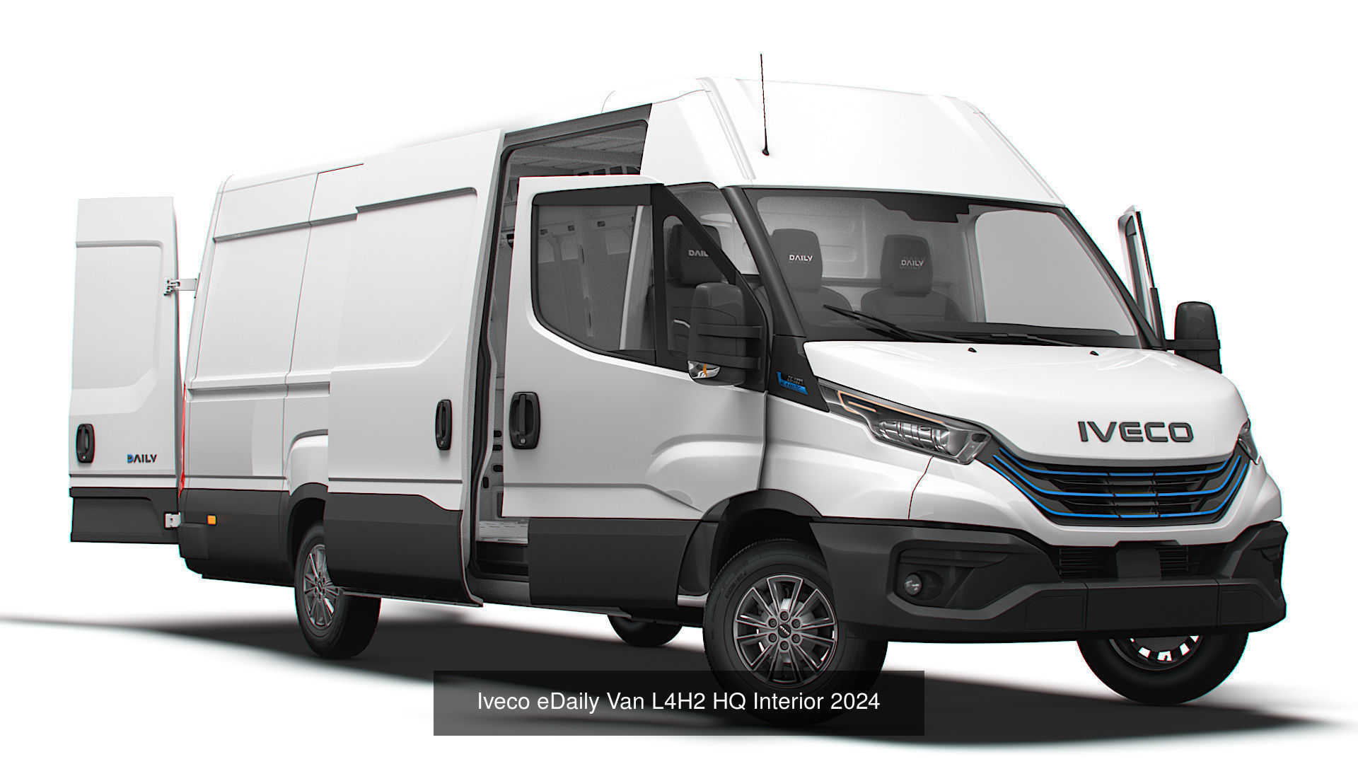 Ivecoe Daily Van HQ Interior 2025 3D Model Collection_4