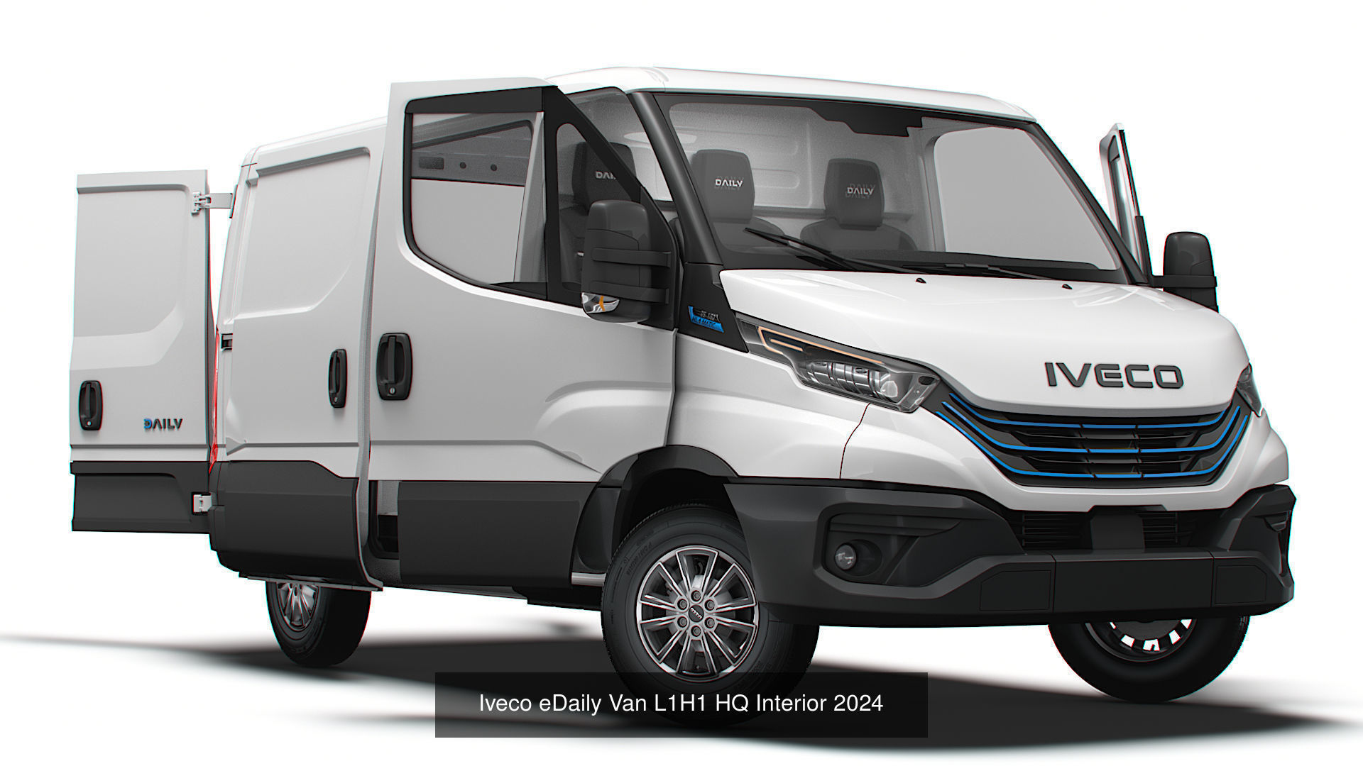 Ivecoe Daily Van HQ Interior 2025 3D Model Collection_9
