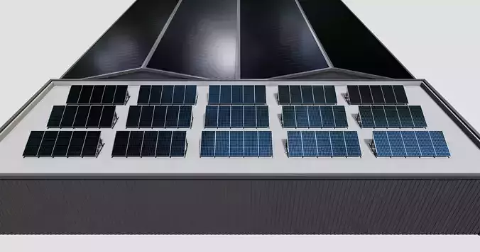 Rooftop Lightweight Solar Construction Type-1