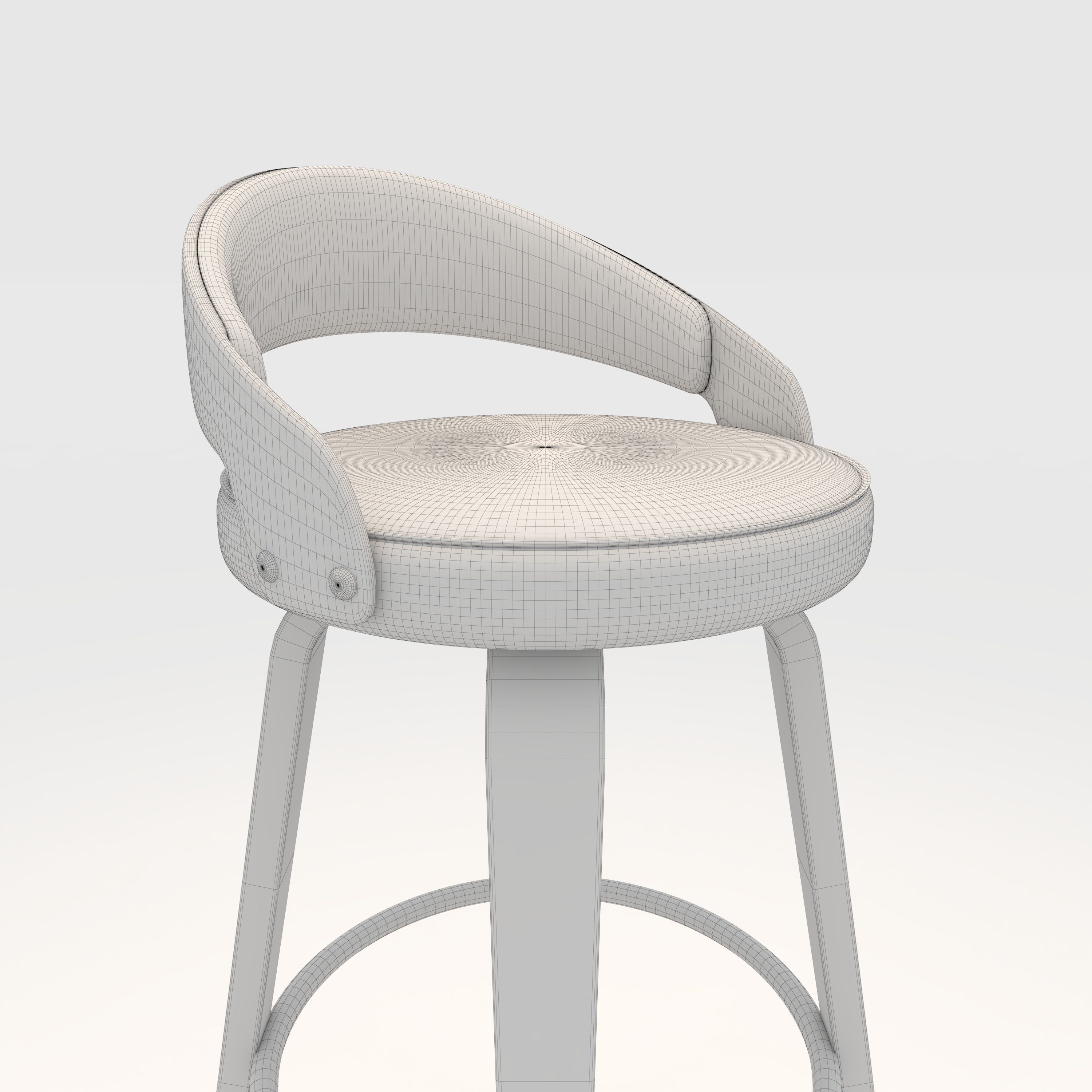Bar Stool 54 3D model_13
