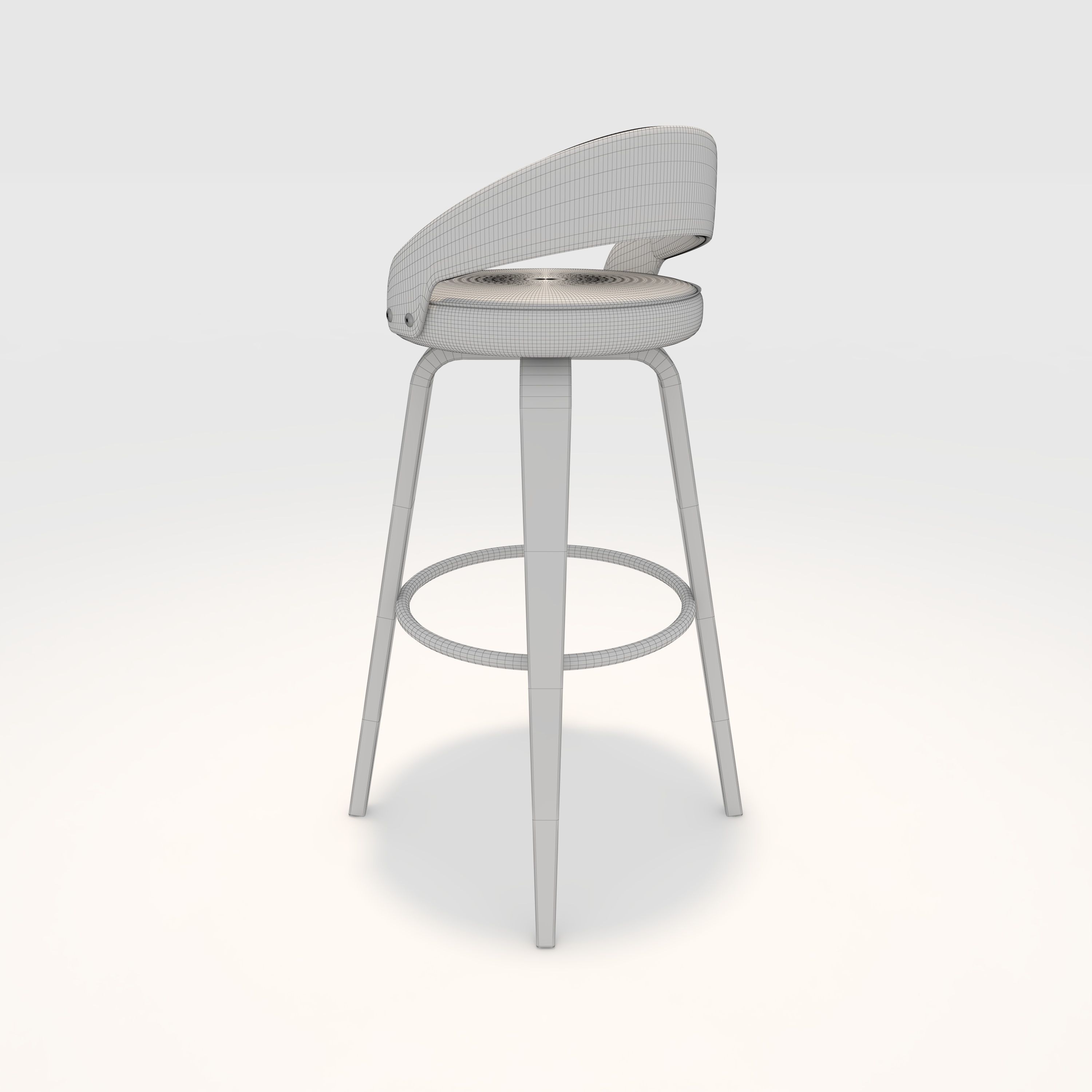 Bar Stool 54 3D model_11