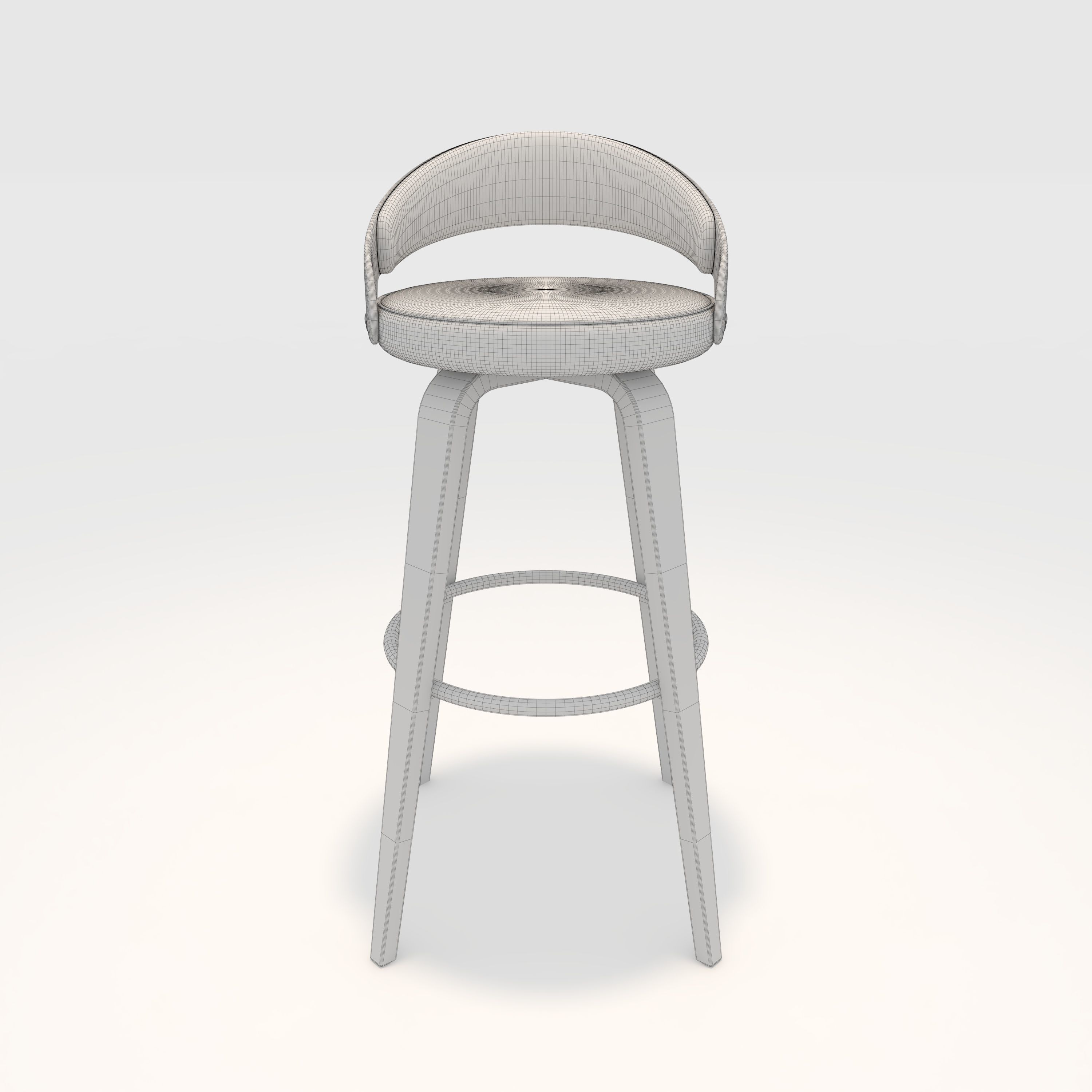 Bar Stool 54 3D model_9