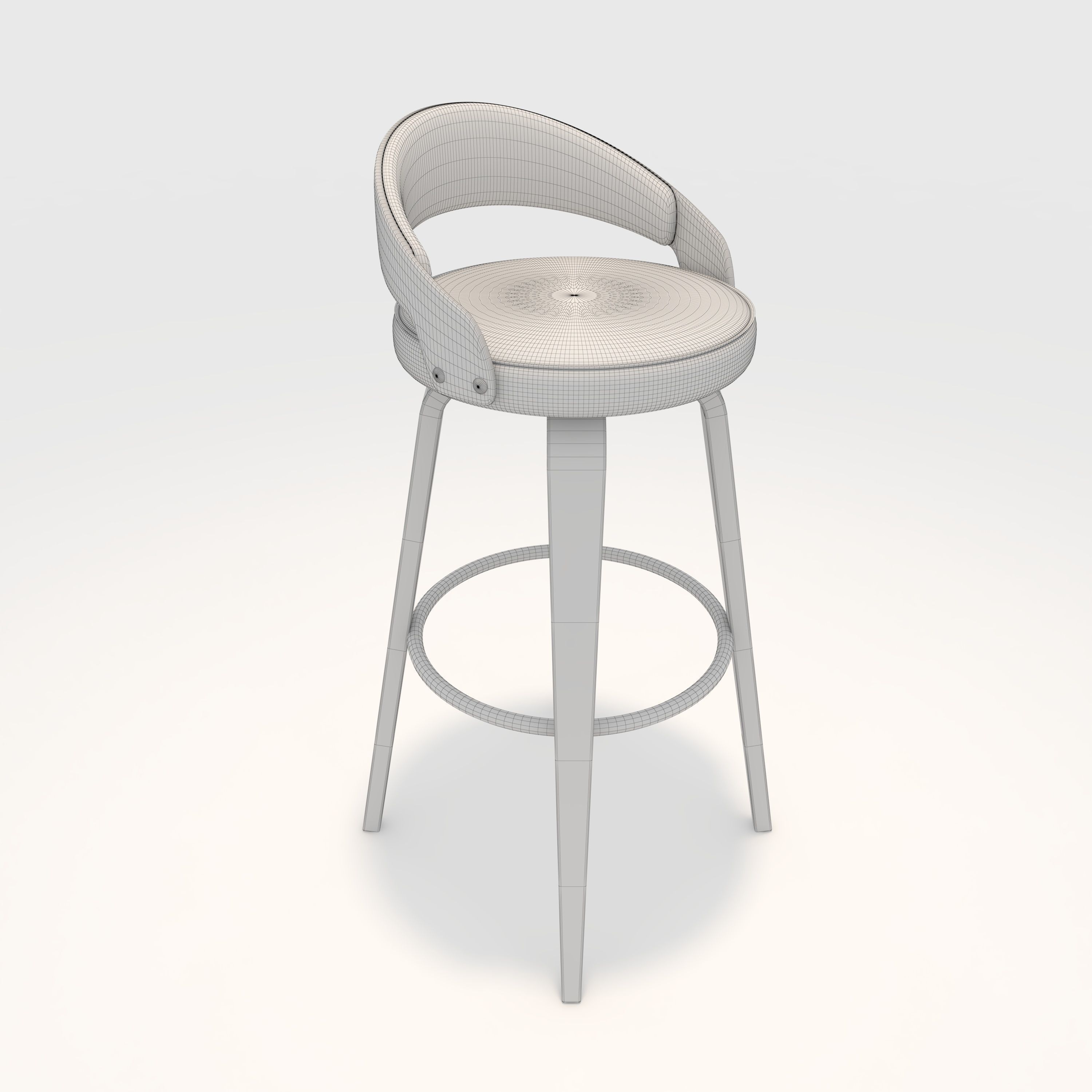 Bar Stool 54 3D model_1