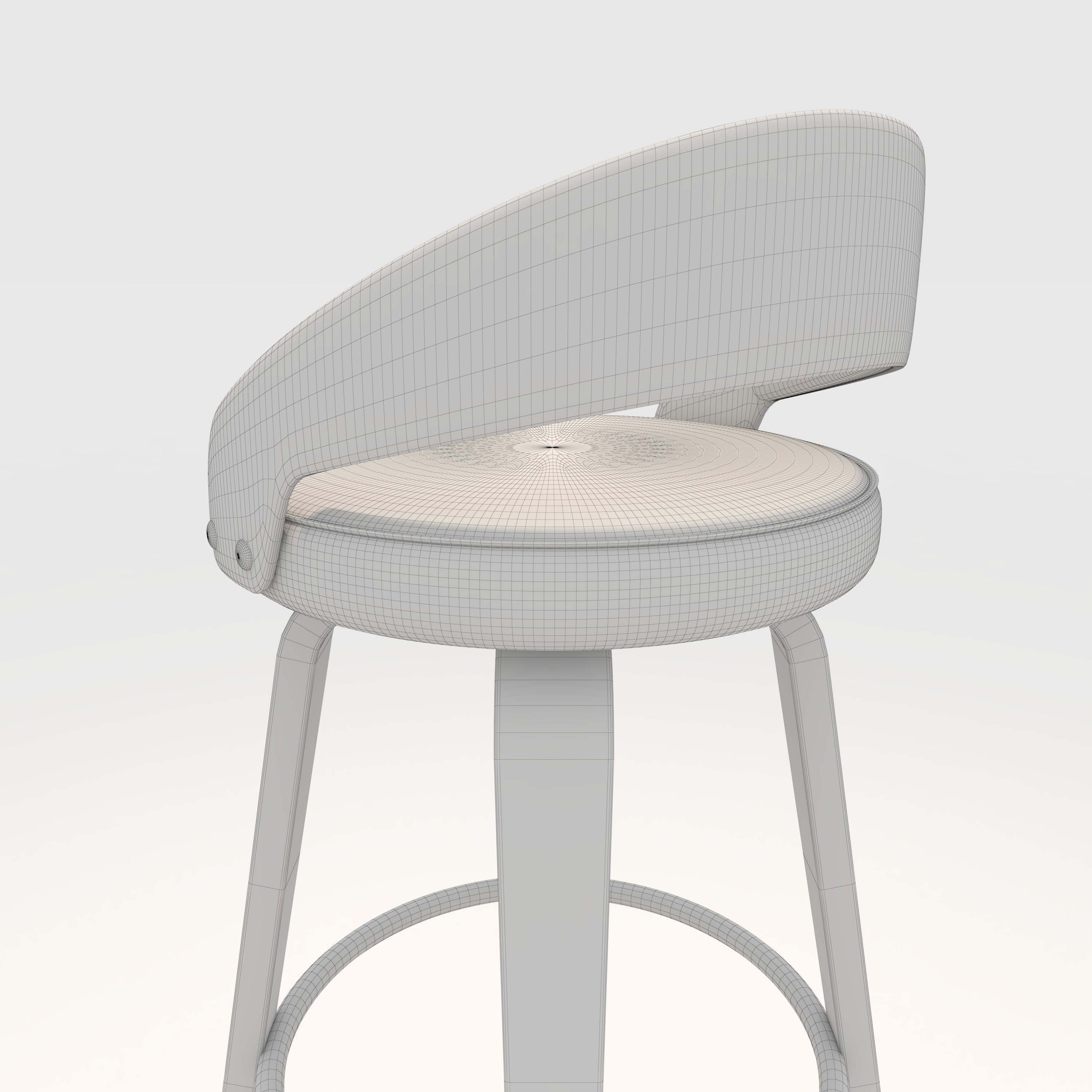 Bar Stool 54 3D model_17