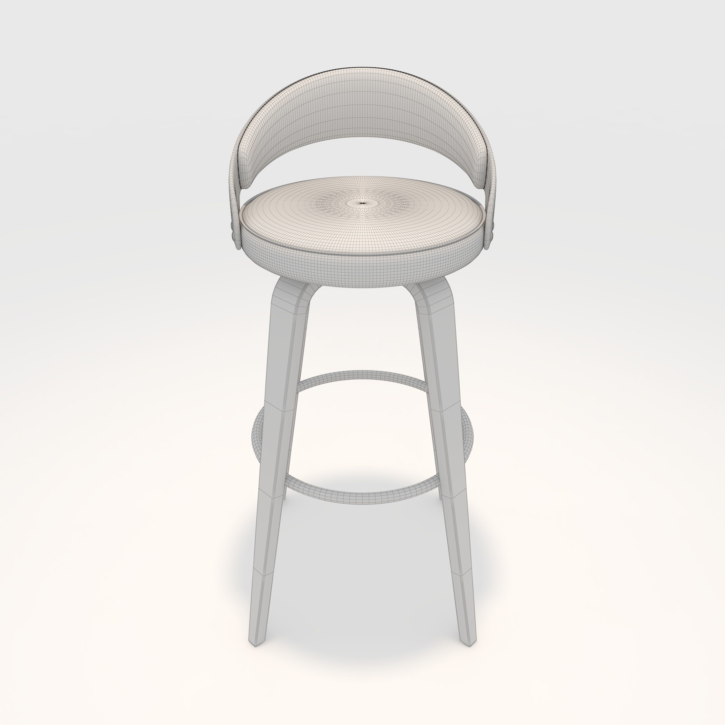 Bar Stool 54 3D model_3