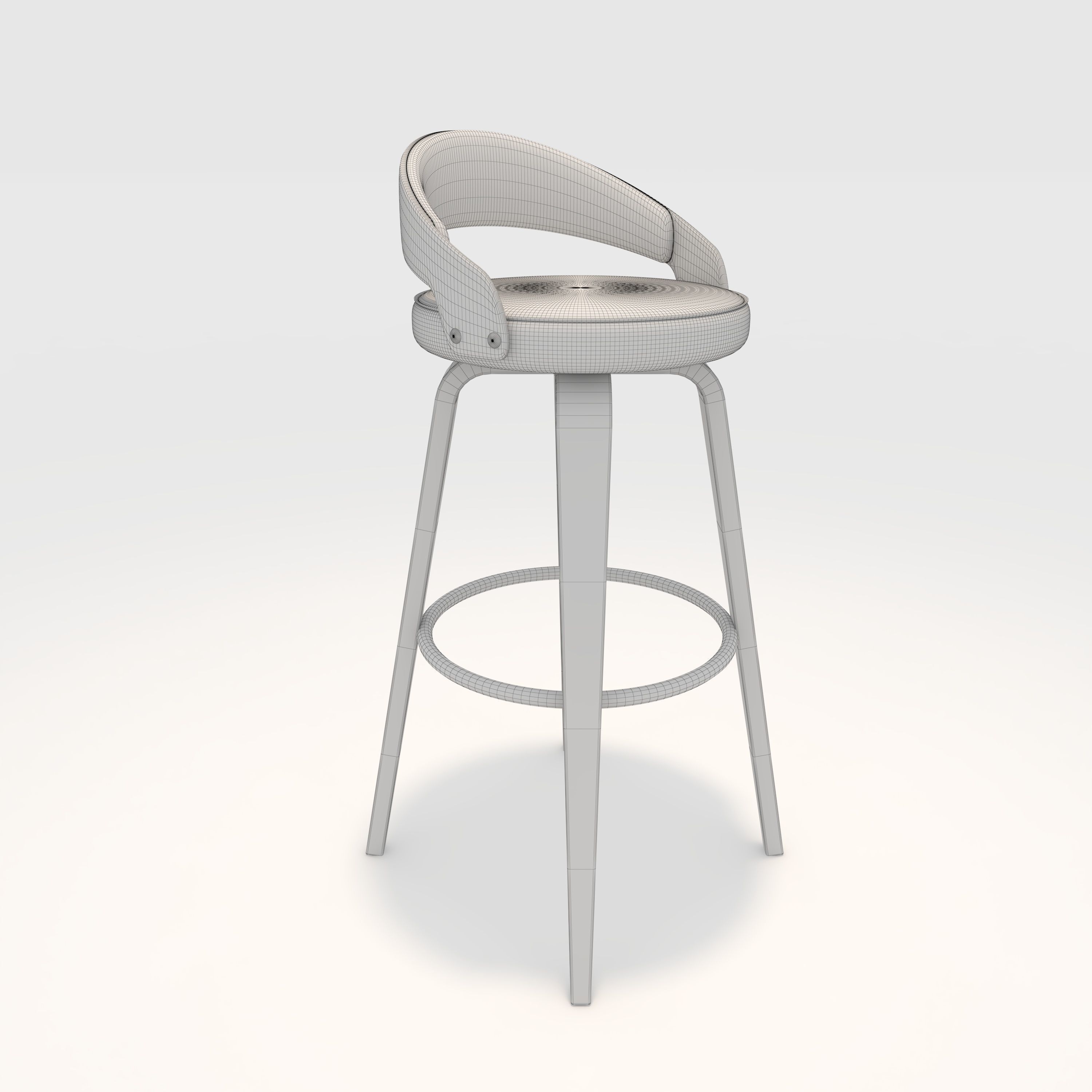 Bar Stool 54 3D model_7