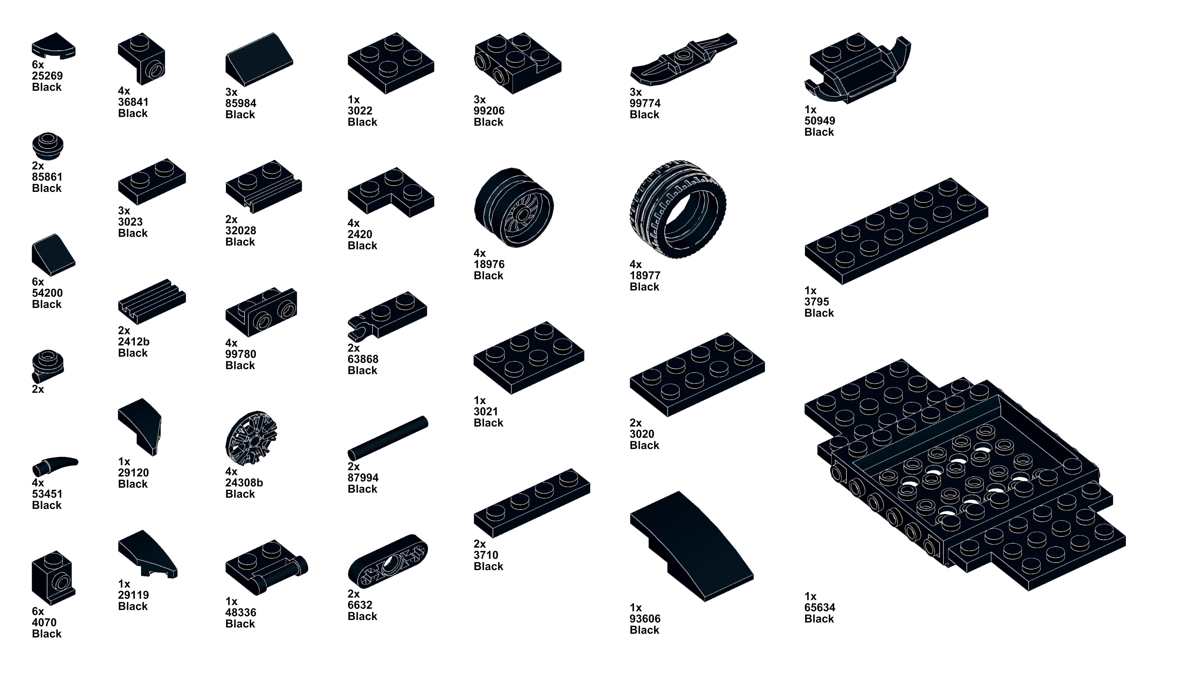 TwindBricks3D - Nissan GT-R R34 3D print model_1