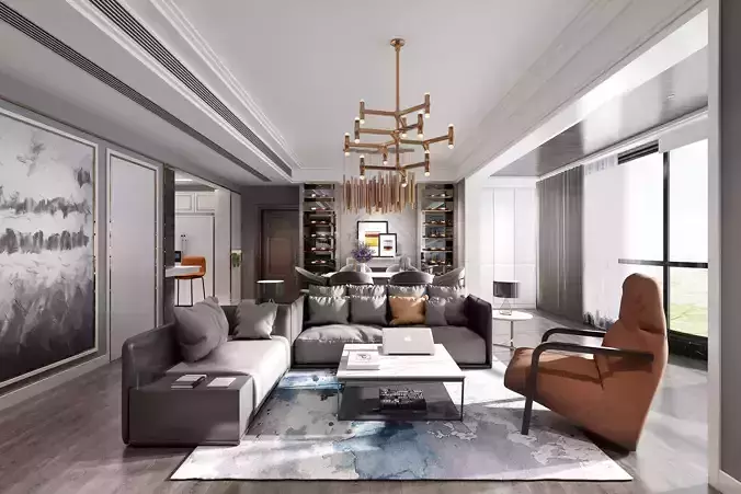 Modern apartment interior