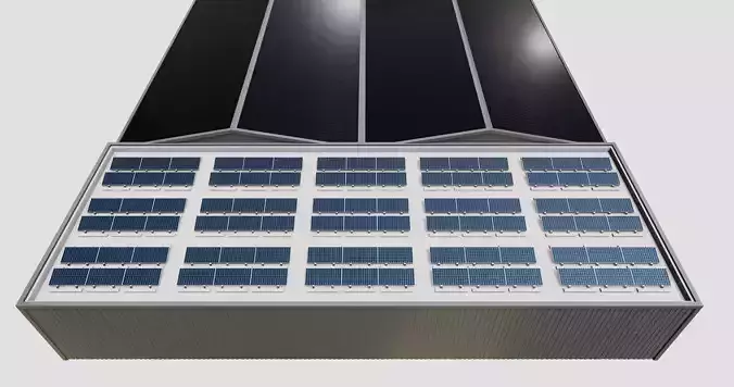 Rooftop Lightweight Solar Construction Type-3