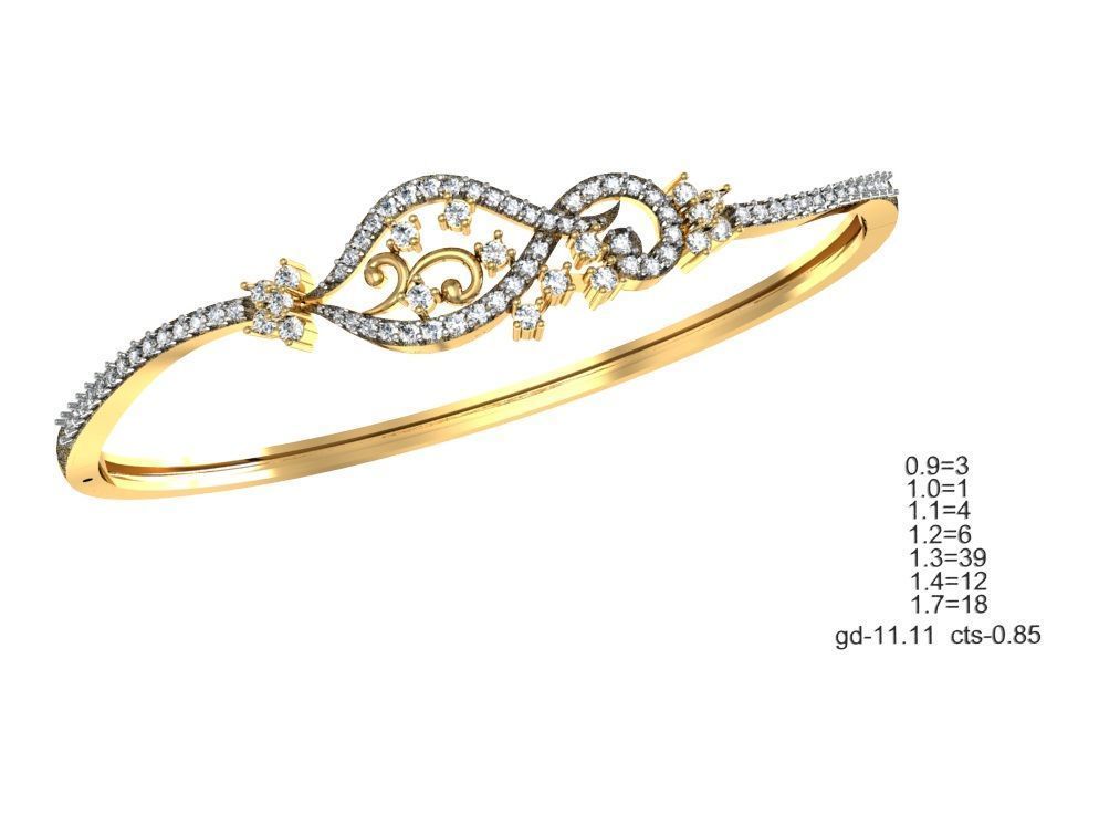 75 Women Bracelets Render STL Detail Bulk Collection 3D print model_25