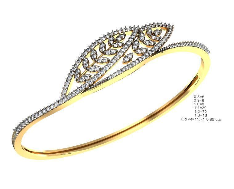 75 Women Bracelets Render STL Detail Bulk Collection 3D print model_66