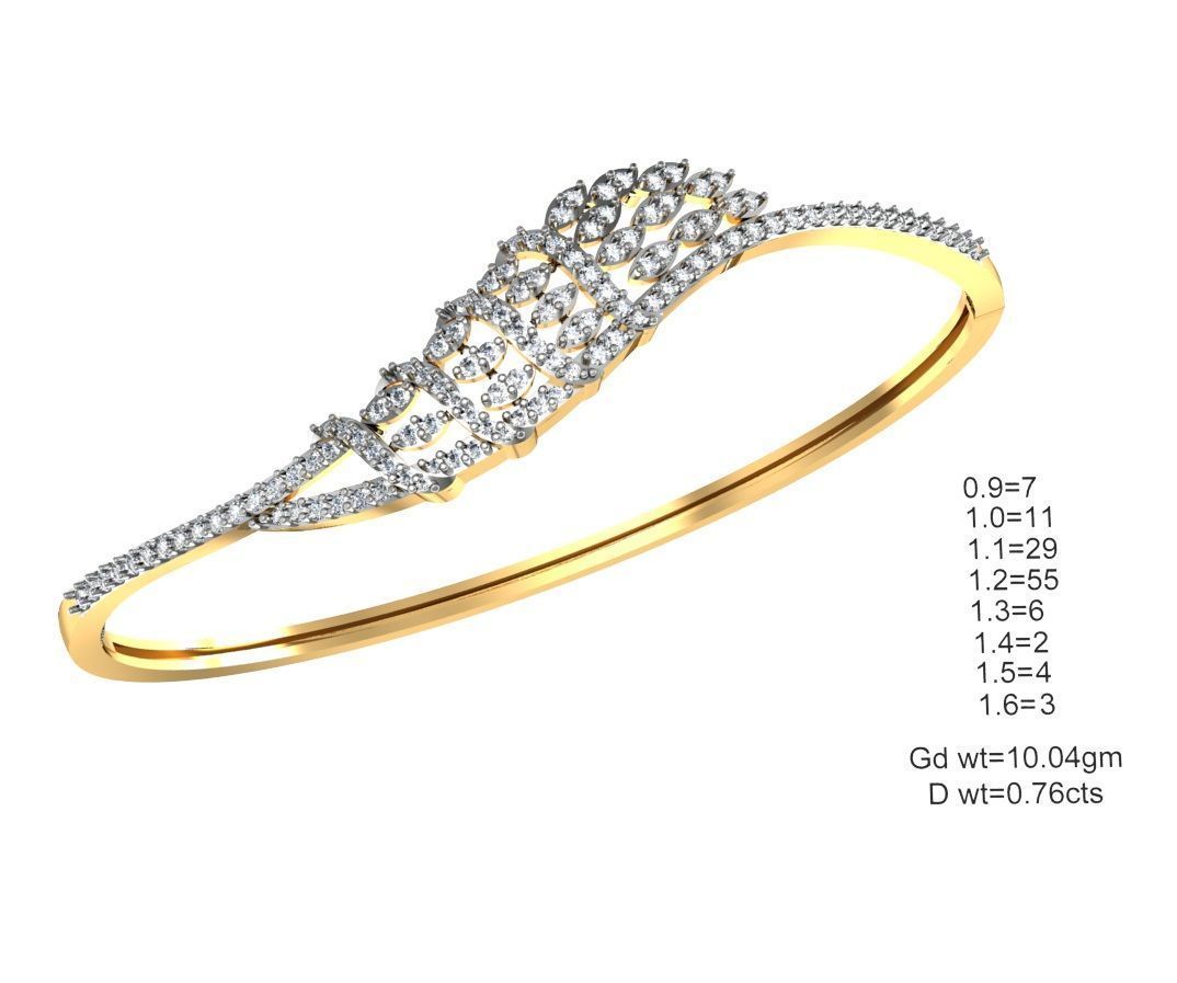 75 Women Bracelets Render STL Detail Bulk Collection 3D print model_31