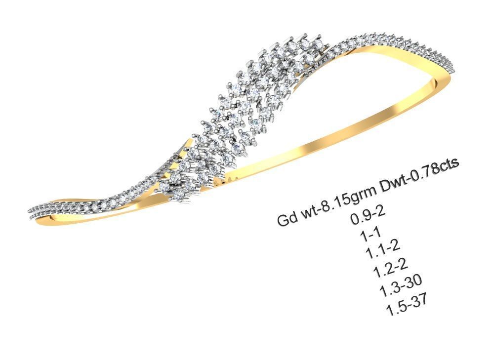 75 Women Bracelets Render STL Detail Bulk Collection 3D print model_39