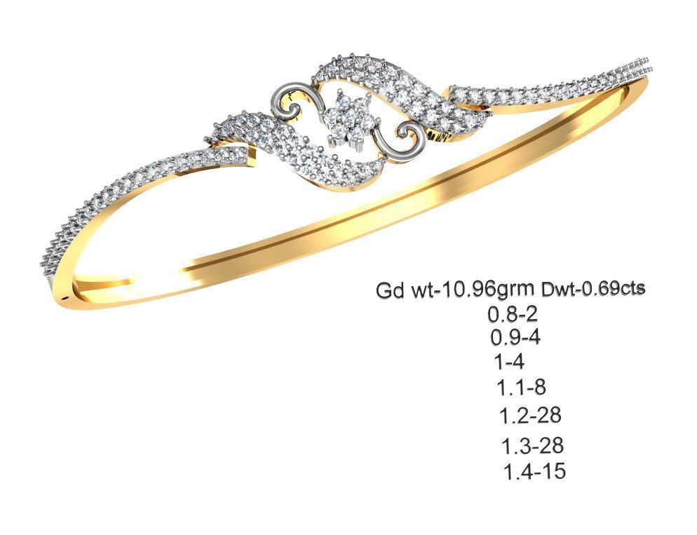 75 Women Bracelets Render STL Detail Bulk Collection 3D print model_16