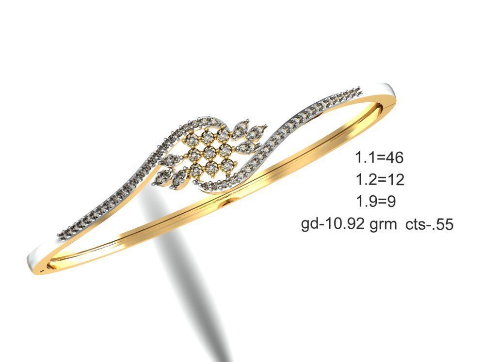 75 Women Bracelets Render STL Detail Bulk Collection 3D print model_41