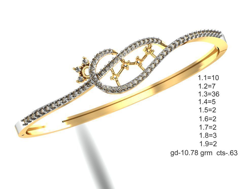 75 Women Bracelets Render STL Detail Bulk Collection 3D print model_33