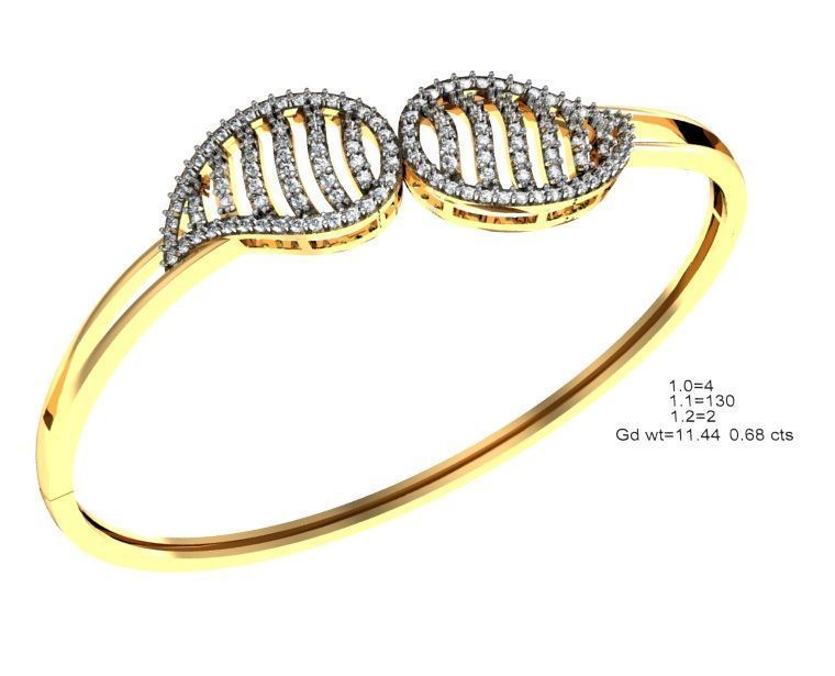 75 Women Bracelets Render STL Detail Bulk Collection 3D print model_58