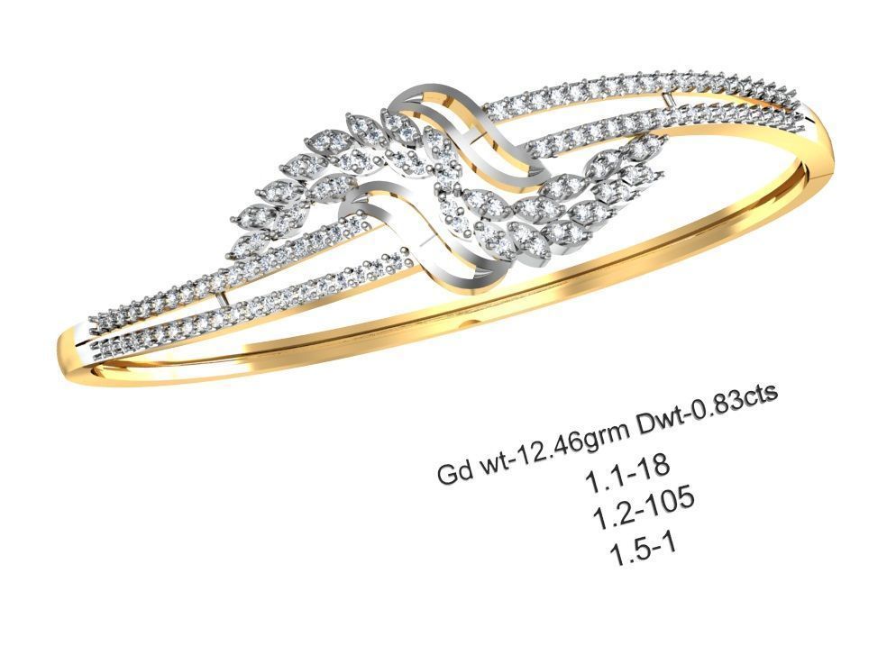 75 Women Bracelets Render STL Detail Bulk Collection 3D print model_11